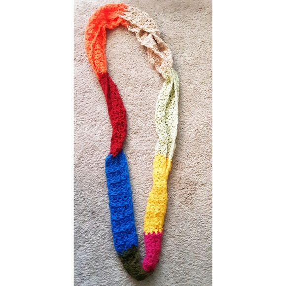Handmade Crochet Infinity Scarf - Picture 3 of 5